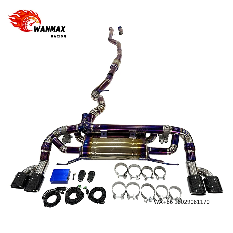 Высокопроизводительная выхлопная система Valvetronic для 430i из цельного титана с дистанционным управлением, агрессивным звуком и легким весом
Высокопроизводительная выхлопная система Valvetronic для 430i из цельного титана с дистанционным управлением, агрессивным звуком и легким весом
