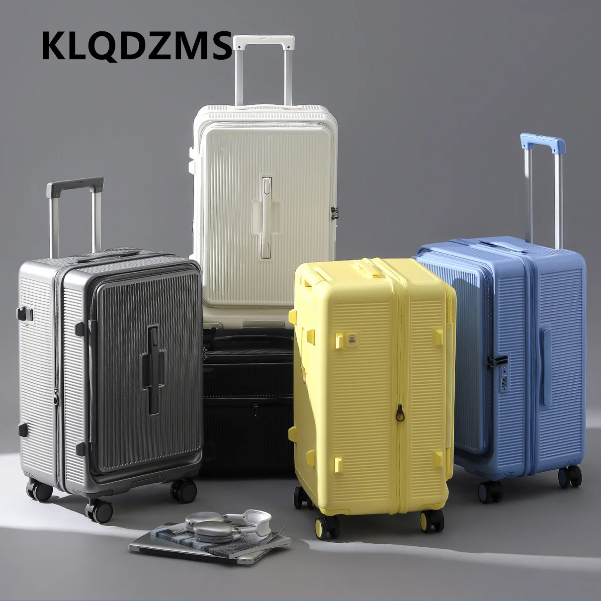 KLQDZMS 20"24"26"28Inch ABS + PC Suitcase Front Opening Laptop Boarding Case Thickened Trolley Case Cart Type Travel Bag Luggage
KLQDZMS 20"24"26"28Inch ABS + PC Suitcase Front Opening Laptop Boarding Case Thickened Trolley Case Cart Type Travel Bag Luggage