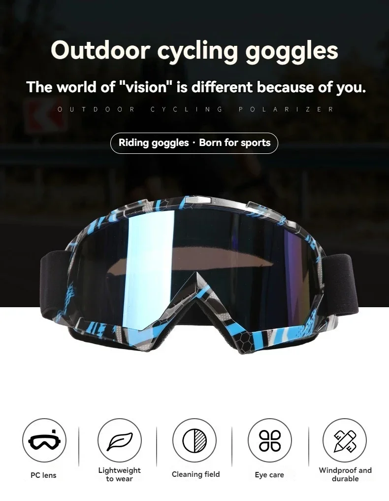 Newest Motorcycle Goggles For Men Motocross Sunglasses Safety Protective MX Night Vision Helmet Goggles vintage Driving Glasses
Newest Motorcycle Goggles For Men Motocross Sunglasses Safety Protective MX Night Vision Helmet Goggles vintage Driving Glasses