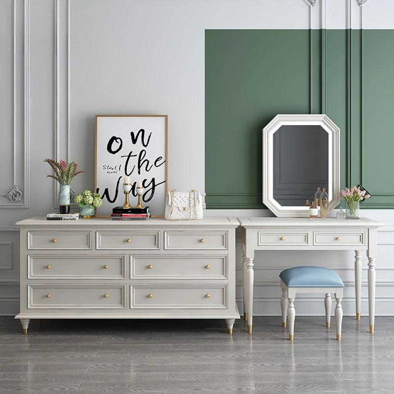 Light luxury American white solid wood locker, living room storage 56789 chest of drawers, bedroom chest of drawers
Light luxury American white solid wood locker, living room storage 56789 chest of drawers, bedroom chest of drawers
