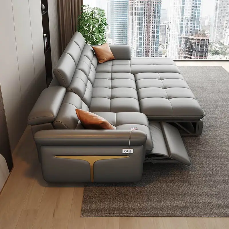Electric first-layer cowhide leather multi-functional sofa bed modern simple folding dual-purpose small apartment living room
Electric first-layer cowhide leather multi-functional sofa bed modern simple folding dual-purpose small apartment living room