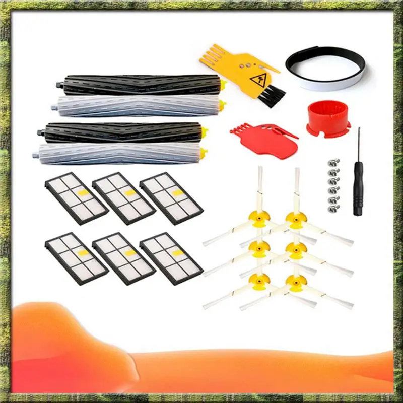 Новый для Irobot Roomba 980 990 900 896 886 870 865 866 800, вакуумный HEPA-фильтр, основная боковая щетка, сменные аксессуары для чистки
Новый для Irobot Roomba 980 990 900 896 886 870 865 866 800, вакуумный HEPA-фильтр, основная боковая щетка, сменные аксессуары для чистки