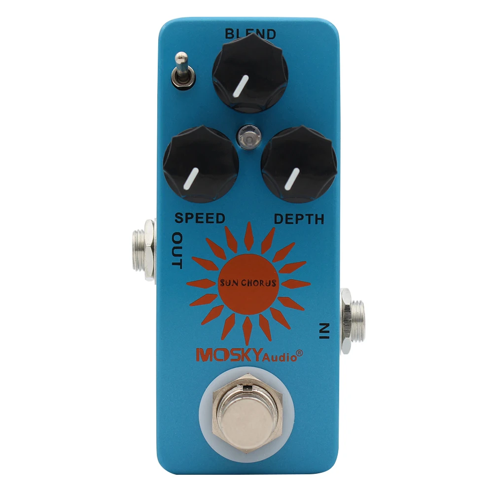 Mosky Audio Sun Chorus Analog Chorus True Bypass Warm Lush Classic Tone for Electric Guitar Mini Pedal Speed Depth Blend 9V DC
Mosky Audio Sun Chorus Analog Chorus True Bypass Warm Lush Classic Tone for Electric Guitar Mini Pedal Speed Depth Blend 9V DC