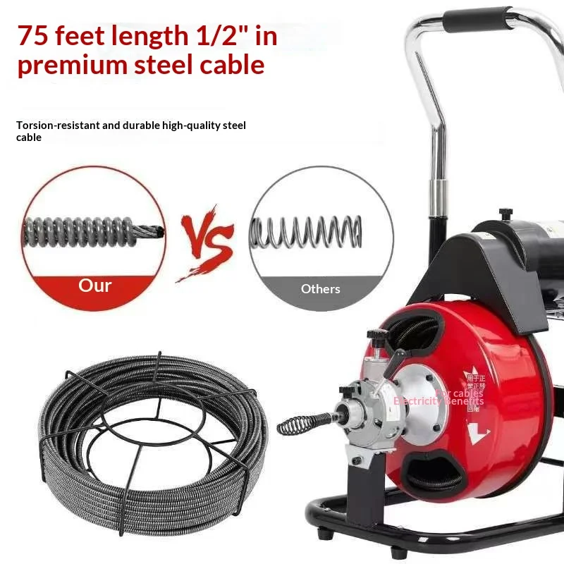 Best-selling Automatic Pipe Dredger, Sewer Dredger, Snake-shaped Electric Drainage Pipe Cleaning Machine
Best-selling Automatic Pipe Dredger, Sewer Dredger, Snake-shaped Electric Drainage Pipe Cleaning Machine