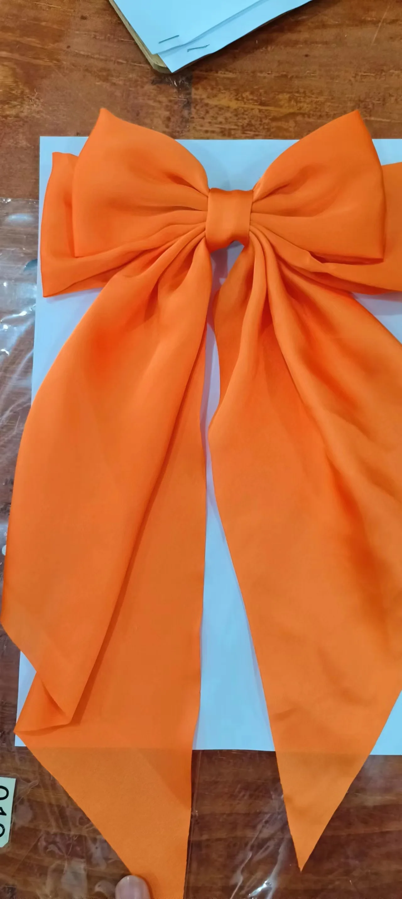 Extra Long Ribbon Hair Clip, Pure Color Satin Big Bow for Ponytail & Bun, Women's Elegant Back of Head Hair Accessory A
Extra Long Ribbon Hair Clip, Pure Color Satin Big Bow for Ponytail & Bun, Women's Elegant Back of Head Hair Accessory A