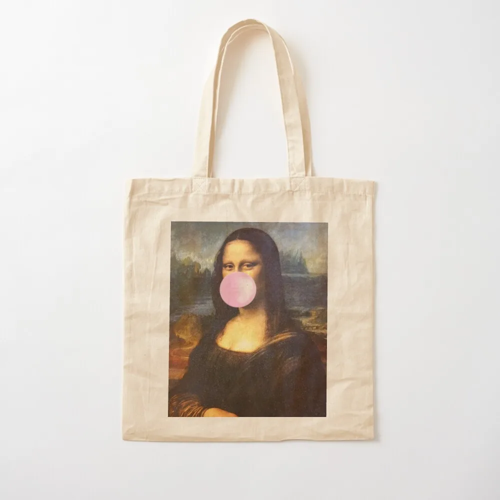 Mona Lisa Blowing Bubblegum Tote Bag bag for beach canvas shopping bag custom fabric Canvas Tote
Mona Lisa Blowing Bubblegum Tote Bag bag for beach canvas shopping bag custom fabric Canvas Tote