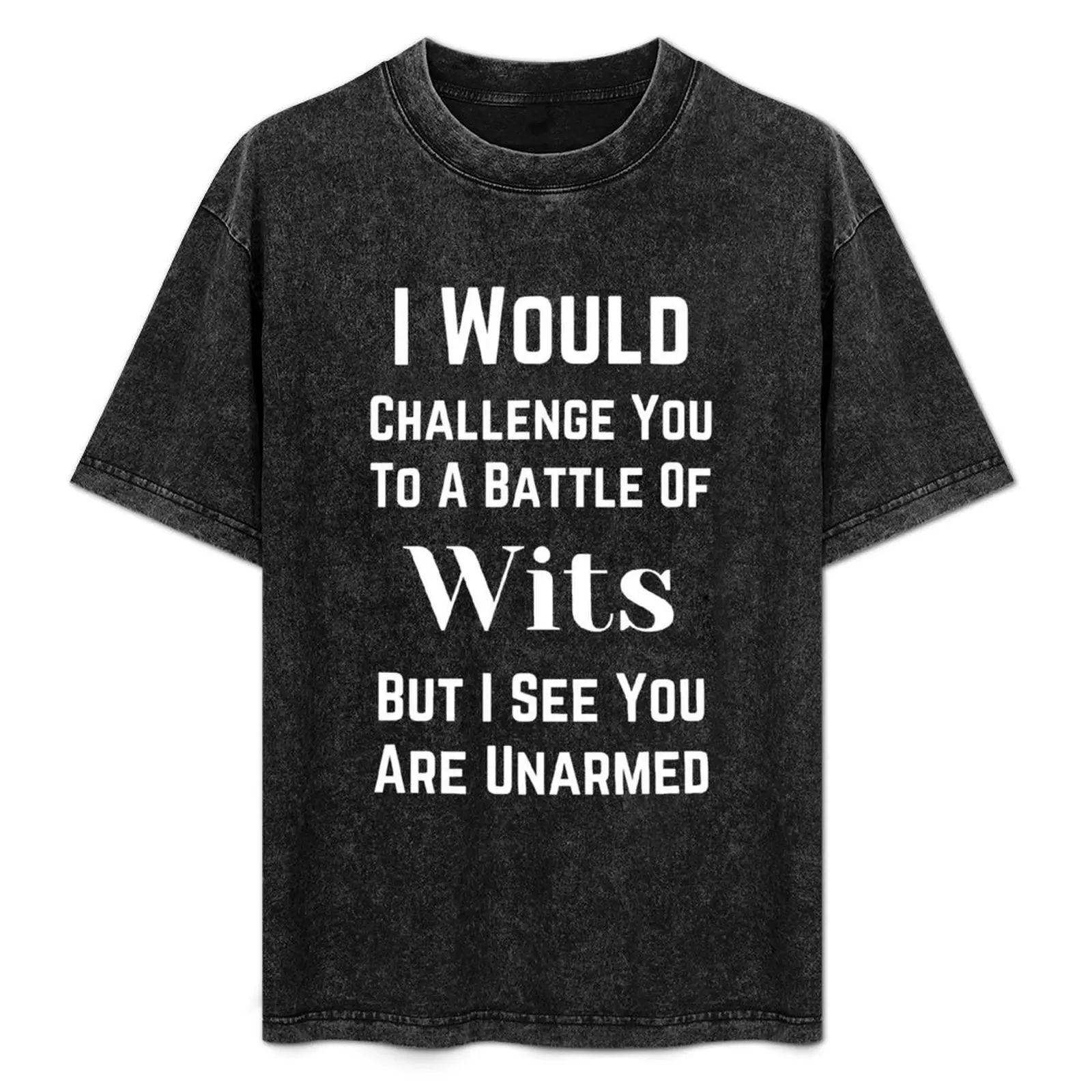 Battle of Wits Essential T-Shirt Casual Loose Fit Short Sleeve T-Shirt
Battle of Wits Essential T-Shirt Casual Loose Fit Short Sleeve T-Shirt