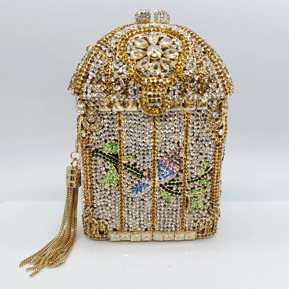 WHTUOHENG Stone Evening Bag Clutch Gold Crystal Minaudiere Luxury Diamond Handbag Women Party Prom Bag Bridal Clutches
WHTUOHENG Stone Evening Bag Clutch Gold Crystal Minaudiere Luxury Diamond Handbag Women Party Prom Bag Bridal Clutches