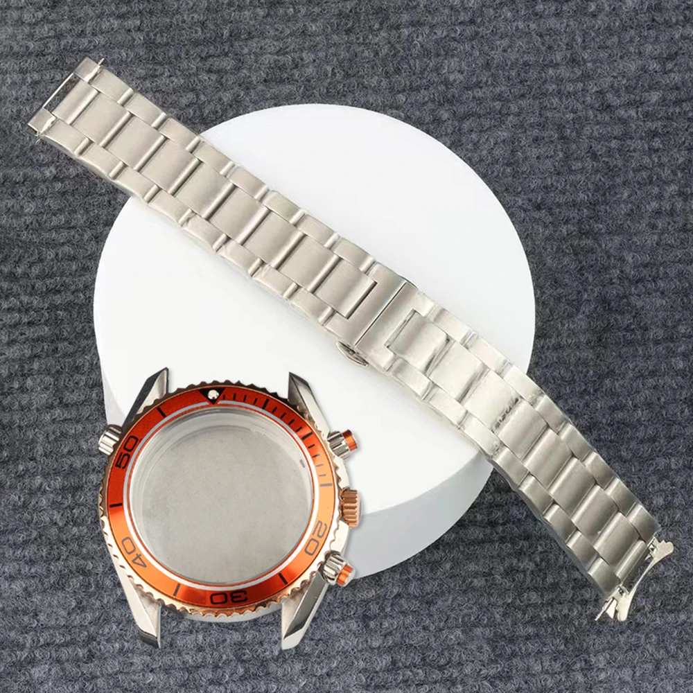 Steel VK63 Case 22mm Strap Chronograph 45.5mm Watch Case Waterproof For Seamaster 600/300 VK63 VK64 Quartz Movement 33mm Dial
Steel VK63 Case 22mm Strap Chronograph 45.5mm Watch Case Waterproof For Seamaster 600/300 VK63 VK64 Quartz Movement 33mm Dial