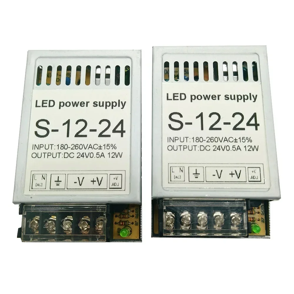 10W 24V 0.5A mini AC DC power supply, LED driver single output, ultra-thin power supply 110V/220V to 24V
10W 24V 0.5A mini AC DC power supply, LED driver single output, ultra-thin power supply 110V/220V to 24V