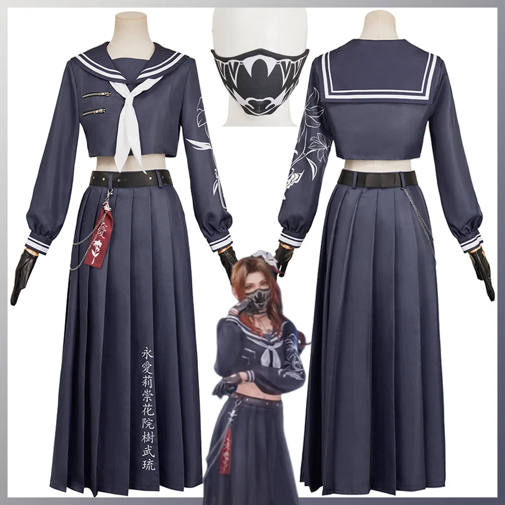 Disguise FF7 RB Aerith Cosplay JK School Uniform Anime Game Final Costume Women Girls Role Play Fancy Dress Up Party Clothes
Disguise FF7 RB Aerith Cosplay JK School Uniform Anime Game Final Costume Women Girls Role Play Fancy Dress Up Party Clothes