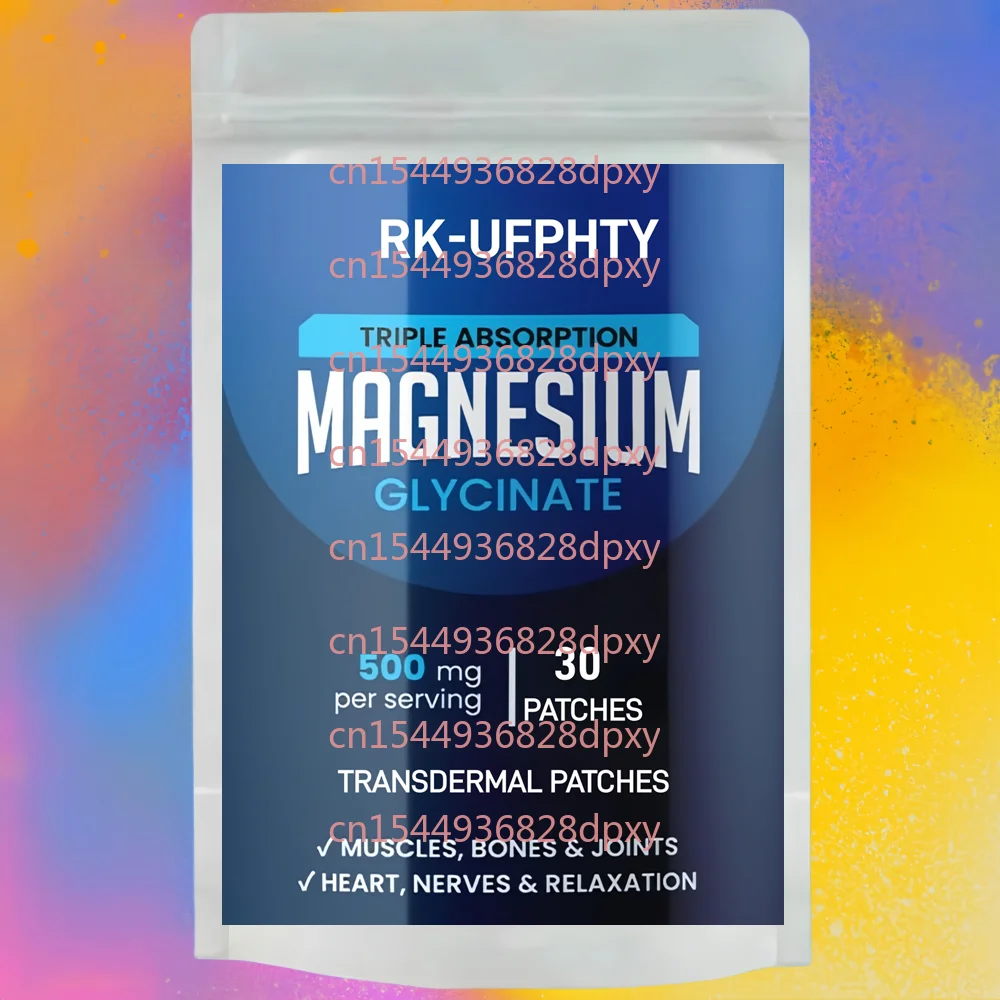 30 Patches Magnesium Glycinate Transdermal Patches Chelated Triple Absorption Magnesium - Heart, Bones, Joints Support
30 Patches Magnesium Glycinate Transdermal Patches Chelated Triple Absorption Magnesium - Heart, Bones, Joints Support