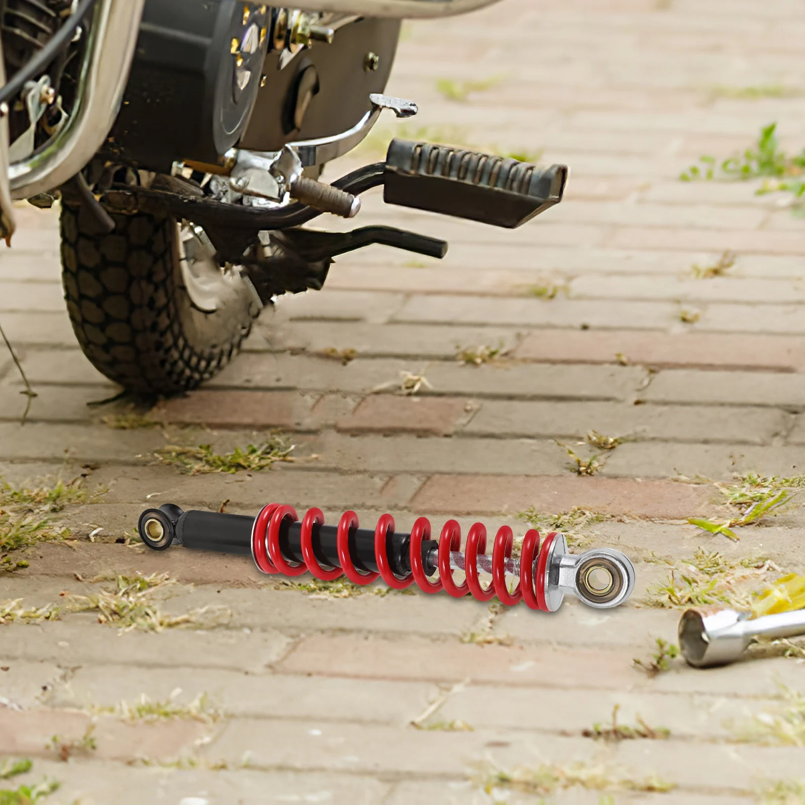 270Mm ATV Absorber Spring Shocks Absorber High Hardness Steel Motorcycle Shocks Absorber For Motorbikes
270Mm ATV Absorber Spring Shocks Absorber High Hardness Steel Motorcycle Shocks Absorber For Motorbikes