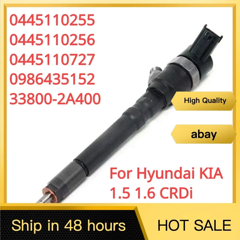 New high quality 0445110255 0445110256 338002A400 New Diesel Fuel Injector Nozzle For Hyundai i30 Accent KIA Ceed Rio 1.5 1.6 CR
New high quality 0445110255 0445110256 338002A400 New Diesel Fuel Injector Nozzle For Hyundai i30 Accent KIA Ceed Rio 1.5 1.6 CR
