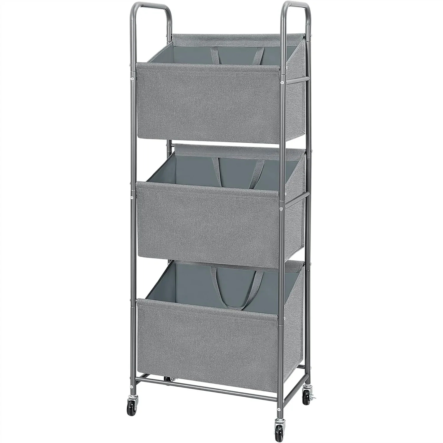 3-Tier Rolling Laundry Hamper with Removable Bags, 120L Stackable Sorter Basket, Clothes Hamper with Wheels for Small Spaces
3-Tier Rolling Laundry Hamper with Removable Bags, 120L Stackable Sorter Basket, Clothes Hamper with Wheels for Small Spaces