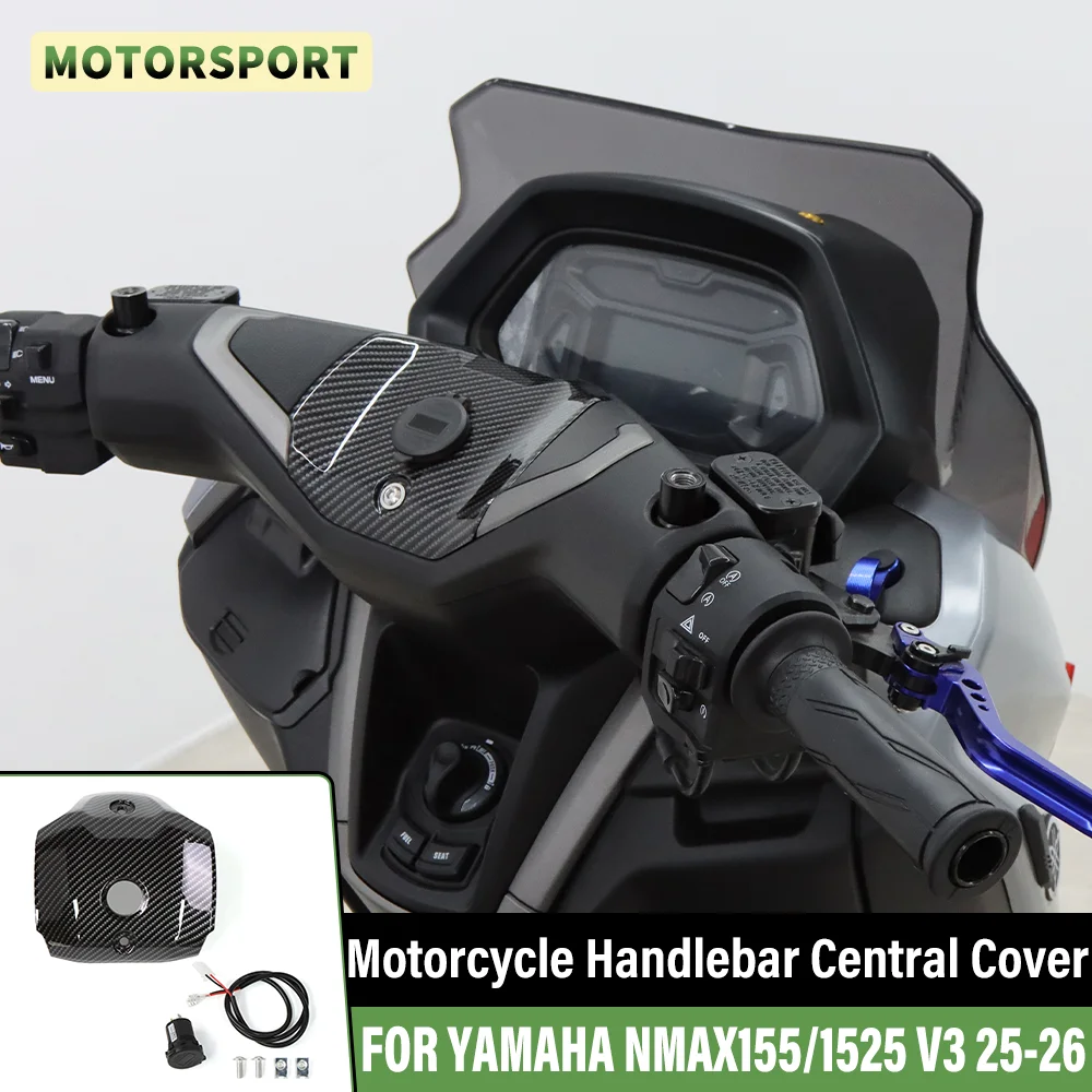 FOR YAMAHA NMAX155 N-MAX155 NMAX125 NMAX 125 V3 2025-2026 Motorcycle Handlebar Upper Central Cover Light With USB Charging Plug
FOR YAMAHA NMAX155 N-MAX155 NMAX125 NMAX 125 V3 2025-2026 Motorcycle Handlebar Upper Central Cover Light With USB Charging Plug