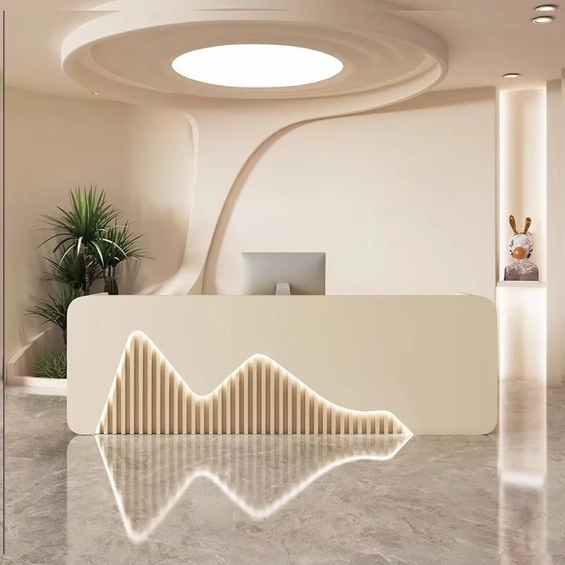 &c Minimalist Modern Beauty Salon Reception Desk for Hotel Clothing Store Medical Clinic Front Desk Elegant Counter Design
&c Minimalist Modern Beauty Salon Reception Desk for Hotel Clothing Store Medical Clinic Front Desk Elegant Counter Design