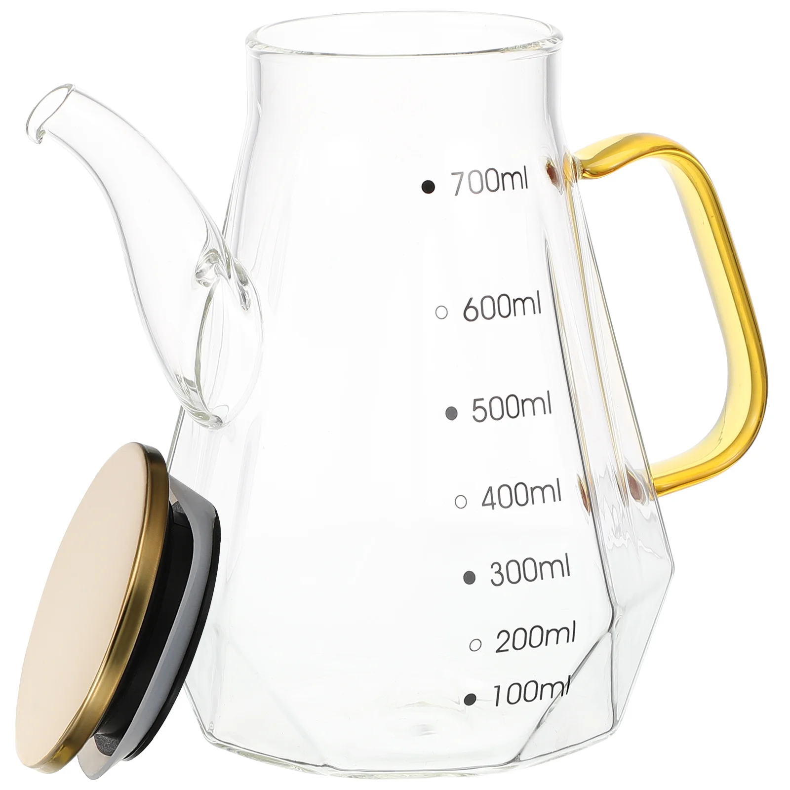 700ml Glass Soy Sauce Dispenser Strong Fine Workmanship Portable High Temp Resistance Cooking Oil Bottle
700ml Glass Soy Sauce Dispenser Strong Fine Workmanship Portable High Temp Resistance Cooking Oil Bottle