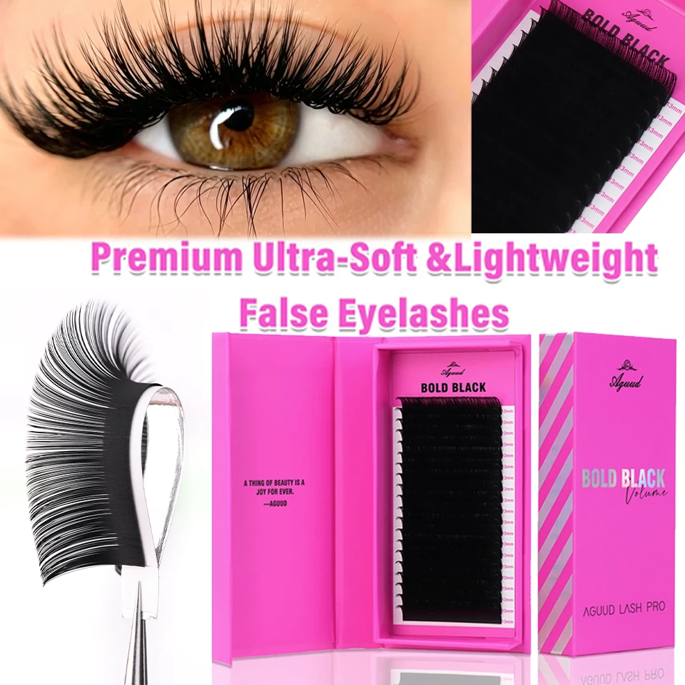 AGUUD New Upgraded Bold Matte Lashes Premium Cashmere Faux Mink Classic Eyelash Extension Natural Soft Individual Lashes Makeup
AGUUD New Upgraded Bold Matte Lashes Premium Cashmere Faux Mink Classic Eyelash Extension Natural Soft Individual Lashes Makeup