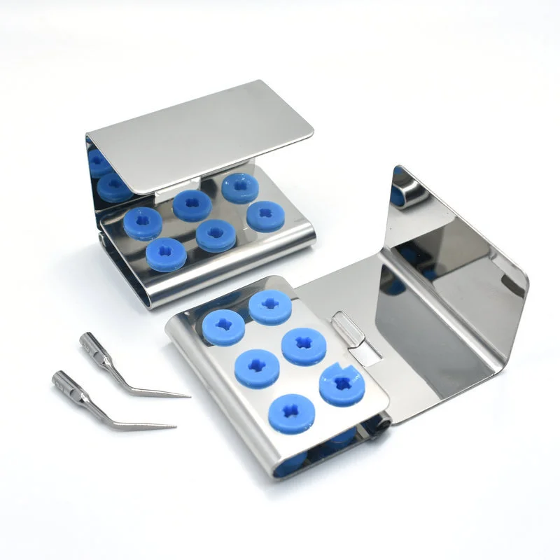1pc Dental Ultrasonic Scaler Tip Holder Bur Drills Holder Block Organizer Autoclave Sterilizer Case Endo File Disinfection Box
1pc Dental Ultrasonic Scaler Tip Holder Bur Drills Holder Block Organizer Autoclave Sterilizer Case Endo File Disinfection Box