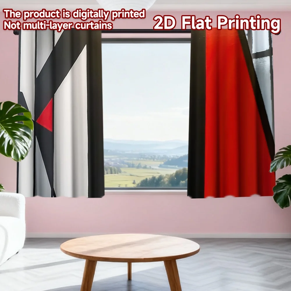 2D flat printing 2pcs Drapes Geometric Digital Printed Polyester Drapes Festive Curtains Perfect for Yard & Garden Perfect for
2D flat printing 2pcs Drapes Geometric Digital Printed Polyester Drapes Festive Curtains Perfect for Yard & Garden Perfect for
