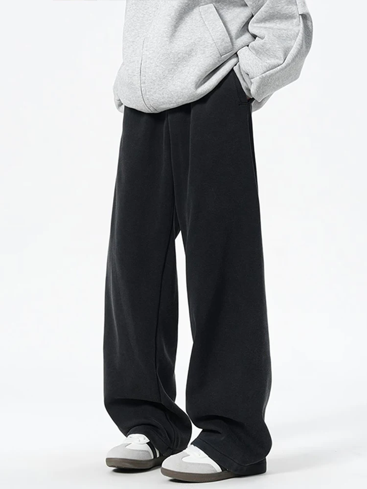 Heavyweight Waed Bla Wide Leg Men's Sweatpants Winter Thiened Fce Casual Loose Fit American Retro Sle Long Pants
Heavyweight Waed Bla Wide Leg Men's Sweatpants Winter Thiened Fce Casual Loose Fit American Retro Sle Long Pants