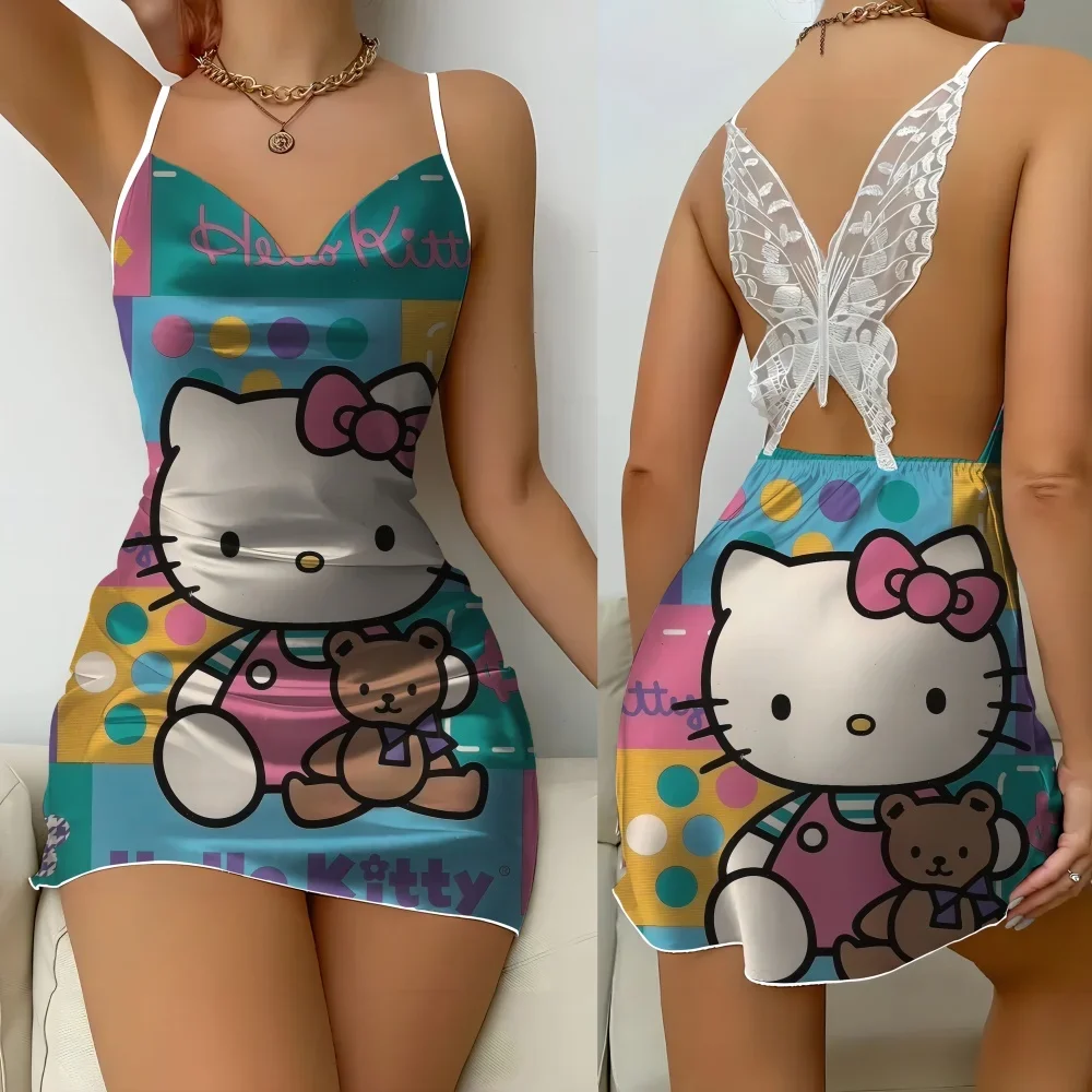 Sexy Pajamas for Women Sleevesless Home Dress New Summer Female Nightwear 2024 Cartoon Pattern Women's Romantic Pajama Dresses
Sexy Pajamas for Women Sleevesless Home Dress New Summer Female Nightwear 2024 Cartoon Pattern Women's Romantic Pajama Dresses