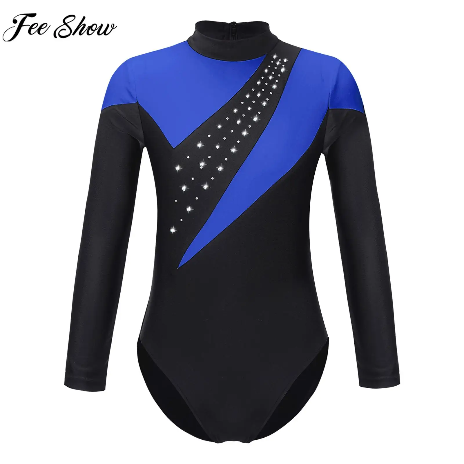 Girls Long Sleeve Shiny Rhinestone Bodysuit Ballet Skating Gymnastics Leotards Dance Class Training Stage Performance Dancewear
Girls Long Sleeve Shiny Rhinestone Bodysuit Ballet Skating Gymnastics Leotards Dance Class Training Stage Performance Dancewear