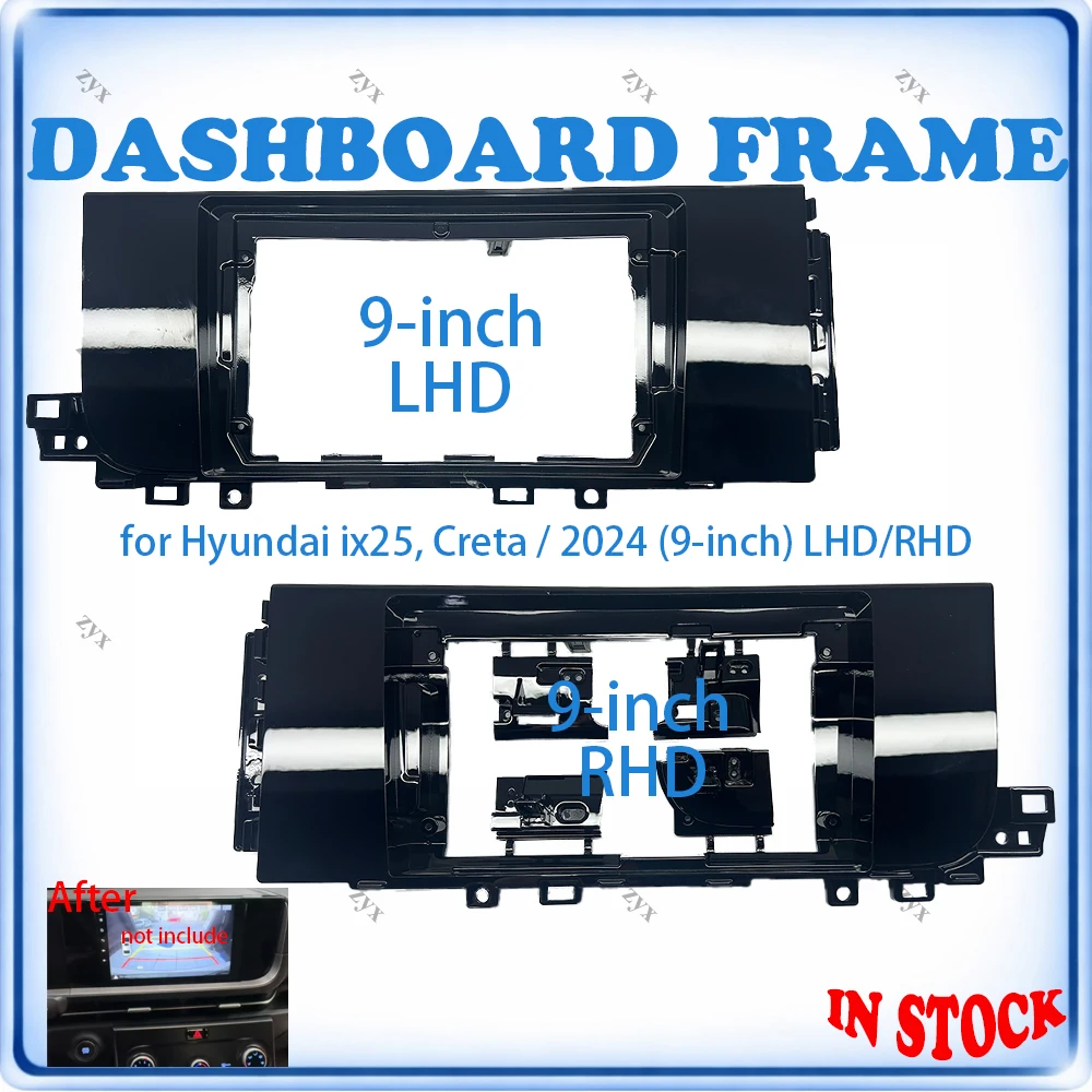 Car Radio Fascia Frame For Hyundai ix25 Creta 2024 9 inch LHD/RHD With Canbus Decoder & Wiring Harness Car Accessories P & P
Car Radio Fascia Frame For Hyundai ix25 Creta 2024 9 inch LHD/RHD With Canbus Decoder & Wiring Harness Car Accessories P & P