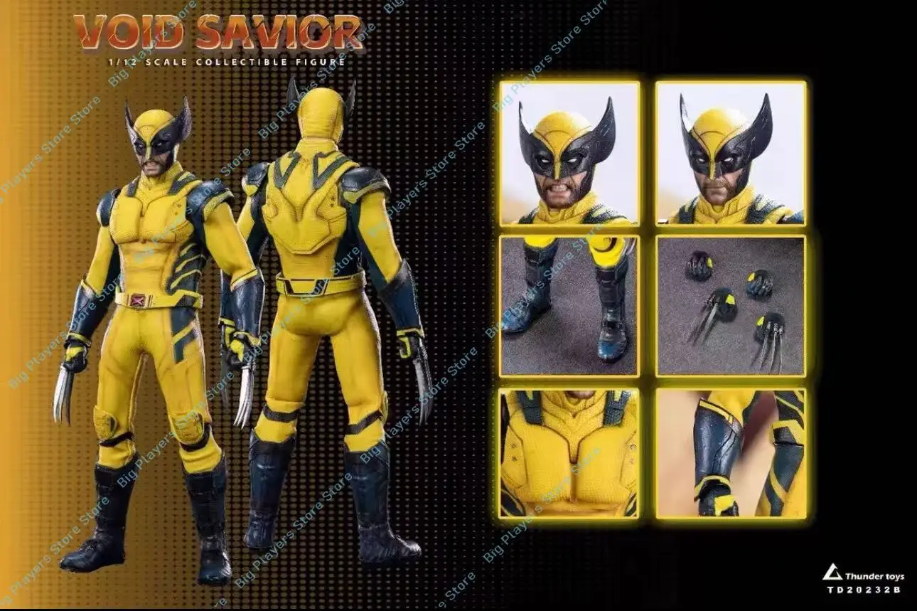 Thunder Toys TD20232 Void Savior Deadpool & Wolverine 1/12 Scale Action Figure Model
Thunder Toys TD20232 Void Savior Deadpool & Wolverine 1/12 Scale Action Figure Model