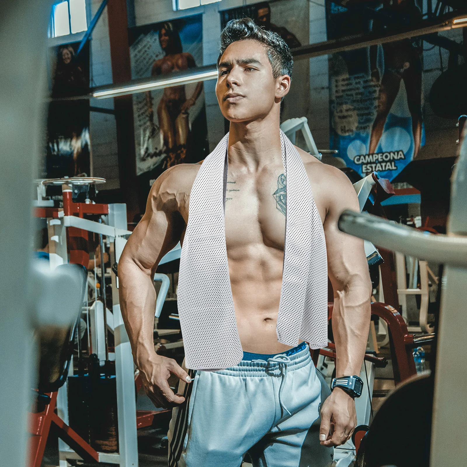 4pcs Ice Towels Sports Cooling Towels Lightweight Sweat-Absorbing For Gym Running Yoga Travel Golf Accessories Skin-Friendly
4pcs Ice Towels Sports Cooling Towels Lightweight Sweat-Absorbing For Gym Running Yoga Travel Golf Accessories Skin-Friendly