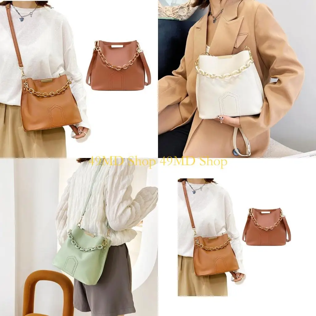 49MD Versatile Solid Color Bucket Bag for Women Large Capacity Trendy Leather Bag
49MD Versatile Solid Color Bucket Bag for Women Large Capacity Trendy Leather Bag