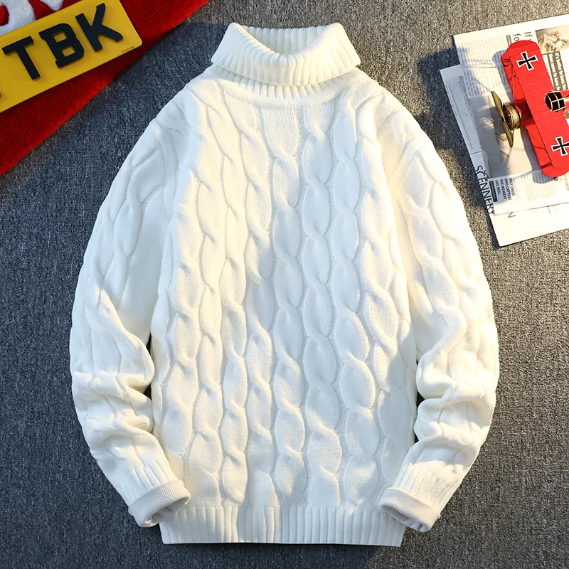 2024 New Men's High Neck Sweater Solid Color Pullover Knitted Warm Casual Turtleneck Sweatwear Woolen Mens Winter Outdoor Tops
2024 New Men's High Neck Sweater Solid Color Pullover Knitted Warm Casual Turtleneck Sweatwear Woolen Mens Winter Outdoor Tops