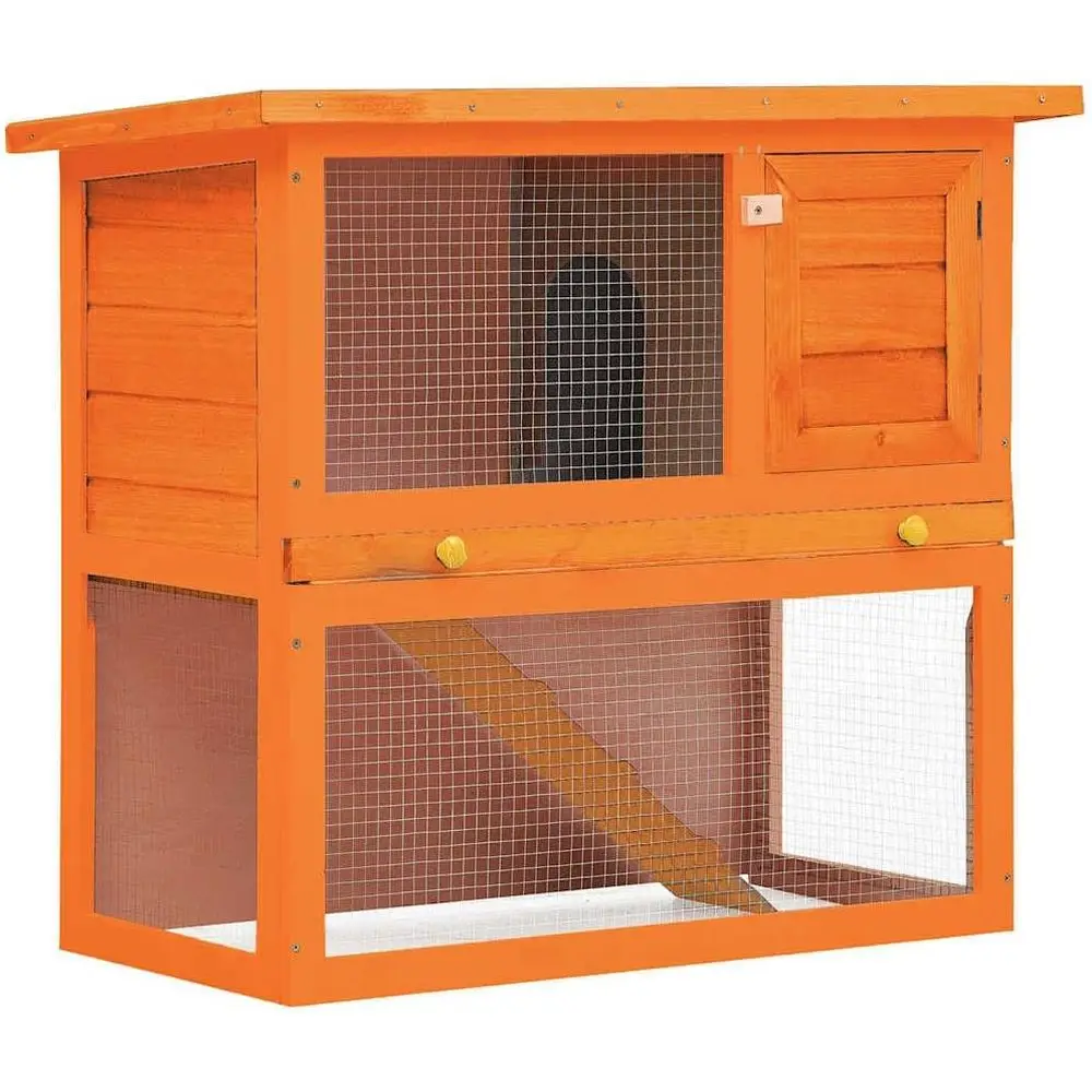 Spacious Wooden Rabbit Hutch with Weatherproo Roo, Iron Wire Grid, Saety Lock, and Easy to Clean Pull-Out Tray - Ideal Outdoor P
Spacious Wooden Rabbit Hutch with Weatherproo Roo, Iron Wire Grid, Saety Lock, and Easy to Clean Pull-Out Tray - Ideal Outdoor P