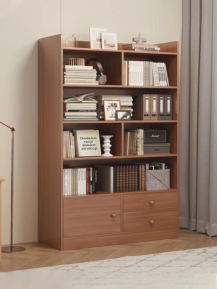 Floor-to-ceiling living room, storage, library, solid wood, simple modern cabinet
Floor-to-ceiling living room, storage, library, solid wood, simple modern cabinet