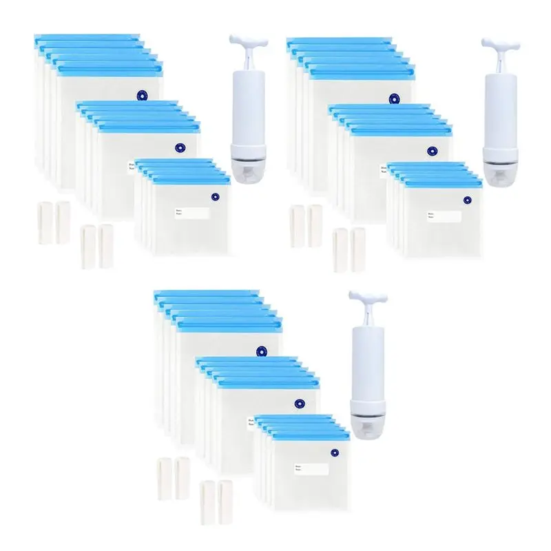 ABLN-60Pack: Набор для вакуумной упаковки пищевых продуктов с электрическим насосом, 3 насосами с ручным приводом, 3 размерами герметичных пакетов и 12 зажимами
ABLN-60Pack: Набор для вакуумной упаковки пищевых продуктов с электрическим насосом, 3 насосами с ручным приводом, 3 размерами герметичных пакетов и 12 зажимами