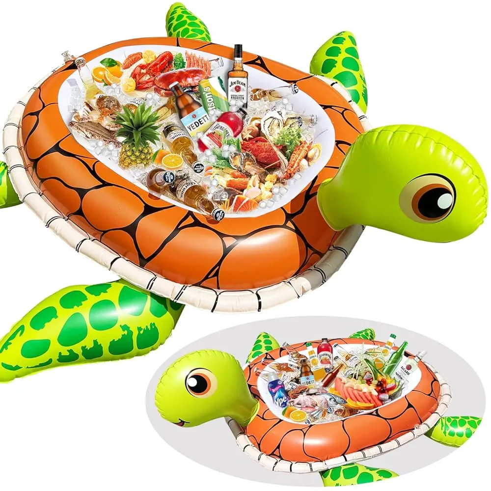 Inflatable Cooler Turtle, 59"" Large Drink Ice Cooler, Inflatable Pool Party Decorations, Beach Theme Party Decor, Hawaiian
Inflatable Cooler Turtle, 59"" Large Drink Ice Cooler, Inflatable Pool Party Decorations, Beach Theme Party Decor, Hawaiian