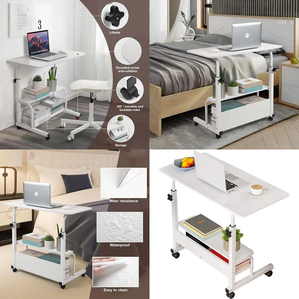 Регулируемый по высоте стол для ноутбука с местом для хранения, минималистичный домашний офисный стол для письма, спальни и использования в качестве подставки под телевизор, белый.
Регулируемый по высоте стол для ноутбука с местом для хранения, минималистичный домашний офисный стол для письма, спальни и использования в качестве подставки под телевизор, белый.