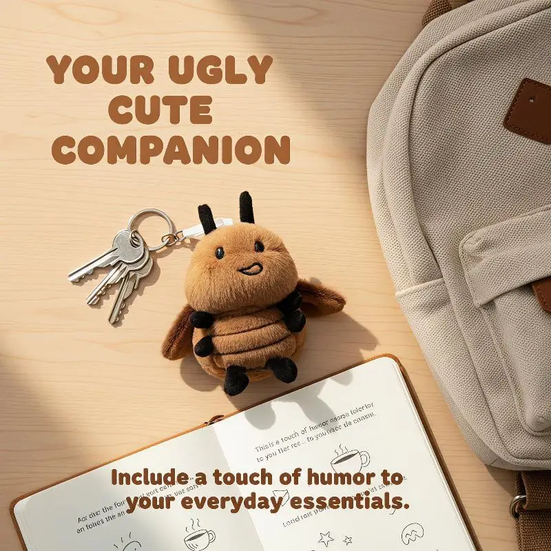 Cute Funny Cockroach Plush Toy Soft Fluffy Stuffed Doll for Kids Graduation Gifts Backpack Accessory Decor
Cute Funny Cockroach Plush Toy Soft Fluffy Stuffed Doll for Kids Graduation Gifts Backpack Accessory Decor