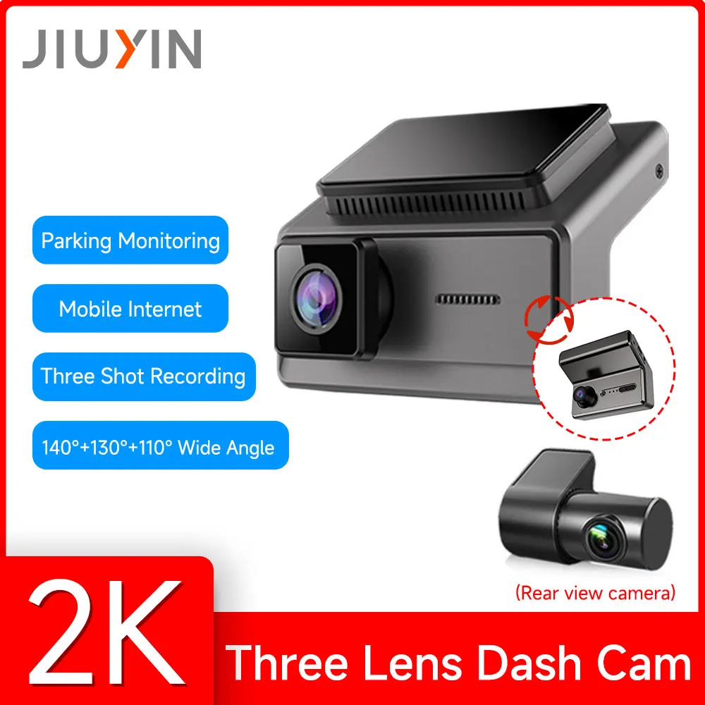 High-definition Night Vision Driving Recorder Suction Cup Three-lens Car Front and Rear Video Recording,140°+130°+110°lens Angle
High-definition Night Vision Driving Recorder Suction Cup Three-lens Car Front and Rear Video Recording,140°+130°+110°lens Angle