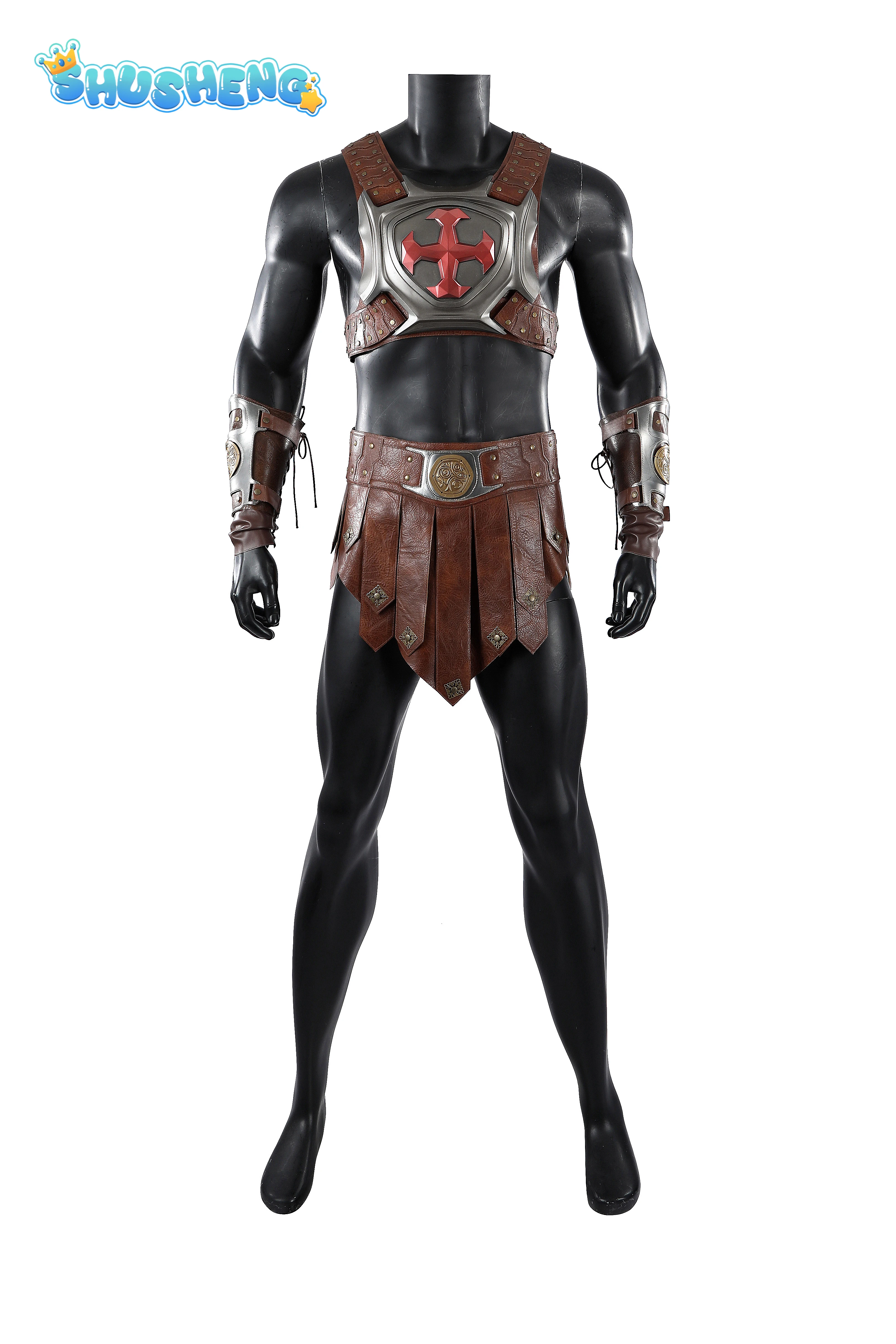 2026 New Movies He-Man Cosplay Costume Men's high-quality leather top short skirt gloves shoes Halloween fantasy He-Man uniform
2026 New Movies He-Man Cosplay Costume Men's high-quality leather top short skirt gloves shoes Halloween fantasy He-Man uniform