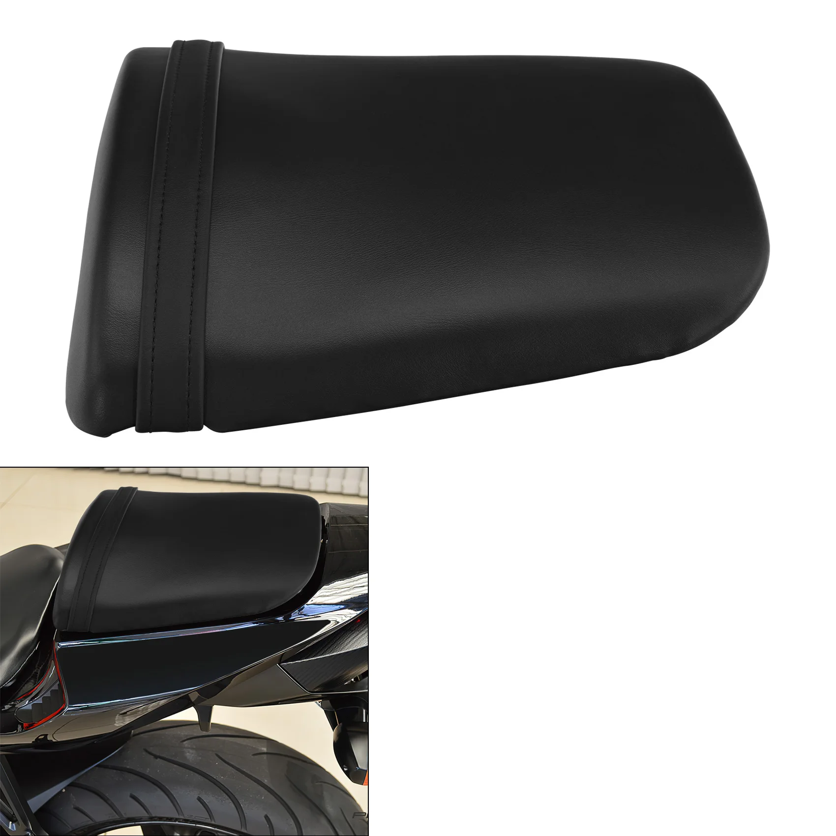 Черное заднее пассажирское сиденье мотоцикла, подходящее для HONDA CBR600RR 2003-2006 CBR1000RR 2004-2007
Черное заднее пассажирское сиденье мотоцикла, подходящее для HONDA CBR600RR 2003-2006 CBR1000RR 2004-2007