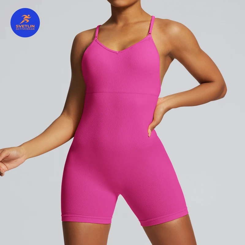 SVETLIN EU US Size Top Quality Women's Fitness Seamless One-Piece Yoga Tummy Control Tight-Fitting Sports Jumpsuit for Women
SVETLIN EU US Size Top Quality Women's Fitness Seamless One-Piece Yoga Tummy Control Tight-Fitting Sports Jumpsuit for Women