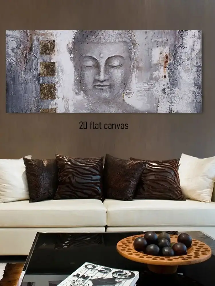 1 piece: Modern abstract Buddha head decorative painting, hand-painted textured canvas wall hanging, Zen-inspired wall painting
1 piece: Modern abstract Buddha head decorative painting, hand-painted textured canvas wall hanging, Zen-inspired wall painting