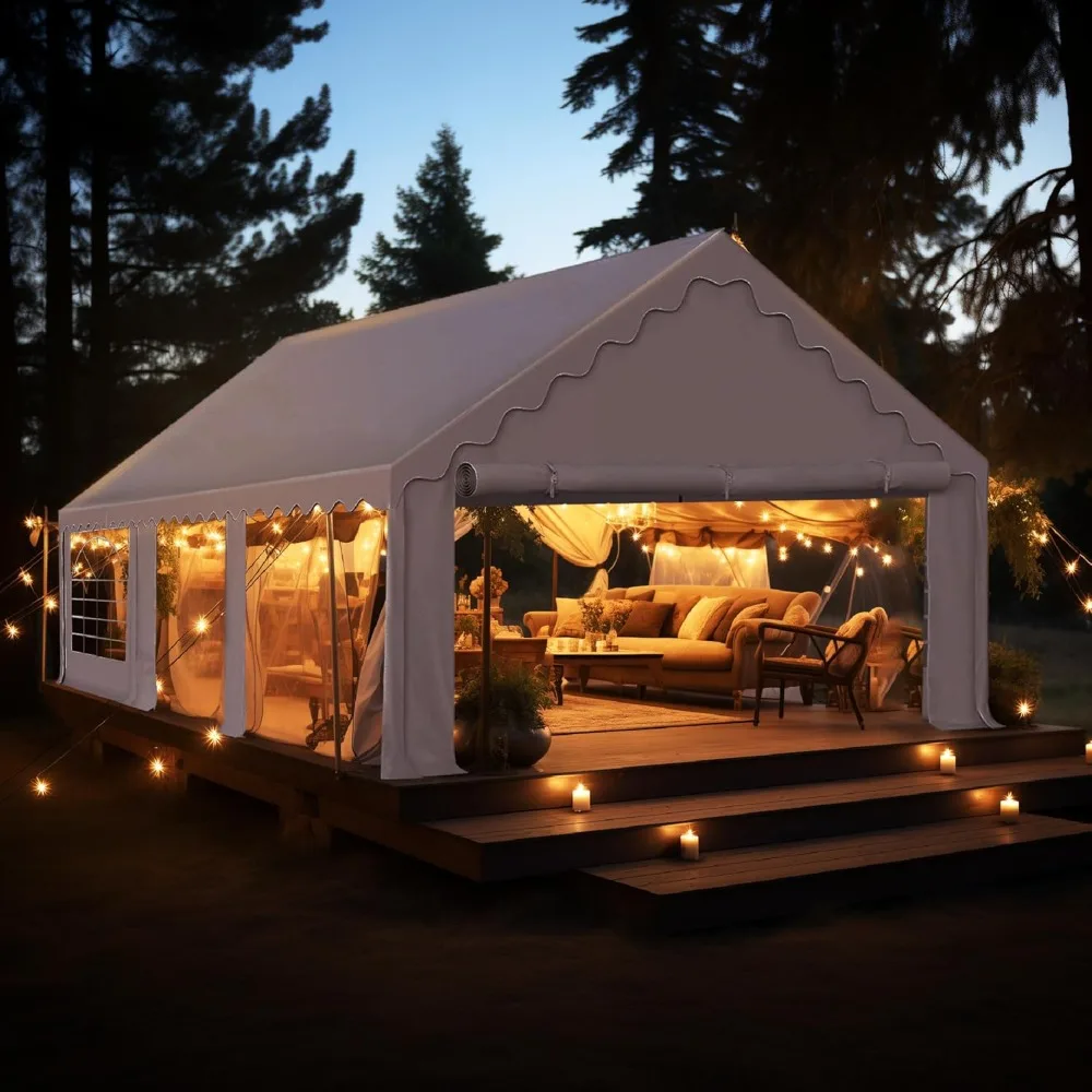 20'x16' Outdoor Heavy Duty Party Tent Large Commercial, with Removable Sidewalls & 3 Storage Bags for Patio Outdoor, Canopy
20'x16' Outdoor Heavy Duty Party Tent Large Commercial, with Removable Sidewalls & 3 Storage Bags for Patio Outdoor, Canopy