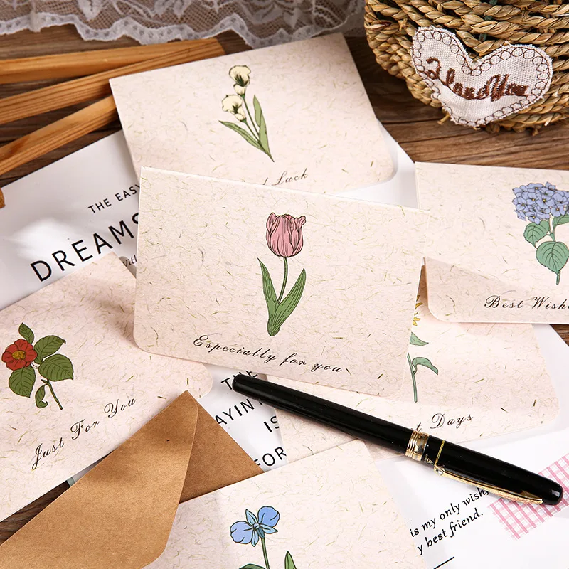 6PCS Vintage Botanical Greeting Cards Simple Cards Valentine's Day Mother's Day Wedding Birthday Message Wishes Thank You Cards
6PCS Vintage Botanical Greeting Cards Simple Cards Valentine's Day Mother's Day Wedding Birthday Message Wishes Thank You Cards