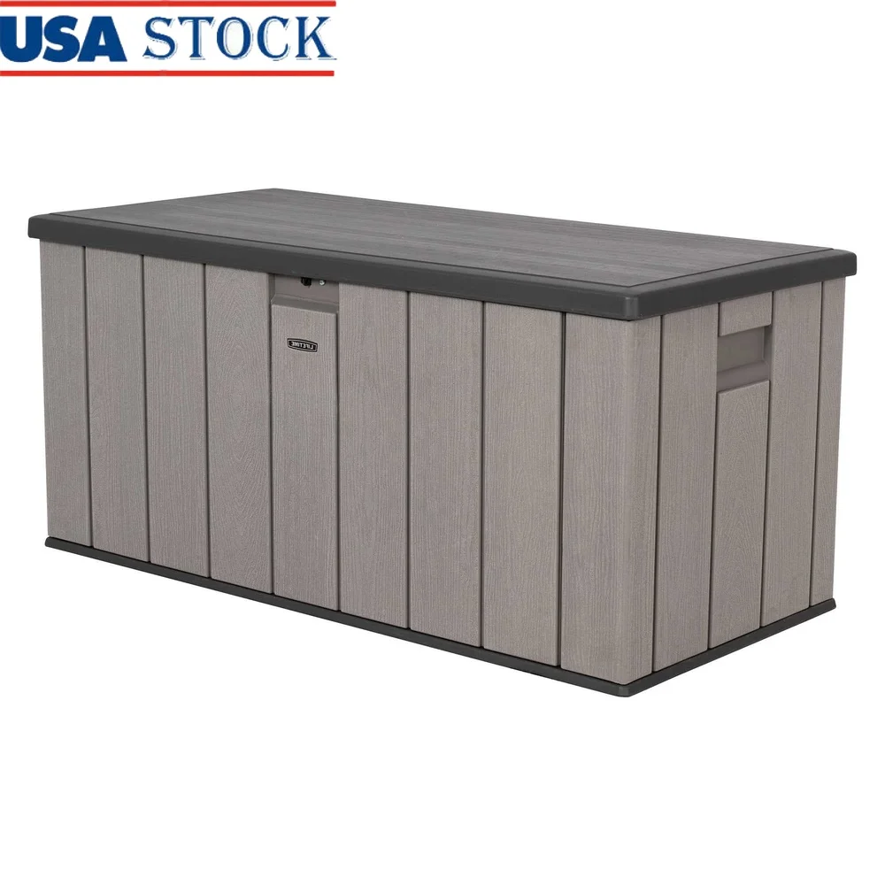 Outdoor 150 Gallon Deck Box Bench Durable Weather Resistant Storage Solution Lockable Lid Easy Transport Molded Handles Secure
Outdoor 150 Gallon Deck Box Bench Durable Weather Resistant Storage Solution Lockable Lid Easy Transport Molded Handles Secure