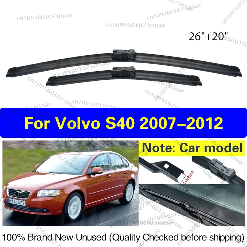 Car Wiper Blades For Volvo S40 2007 2008 2009 2010 2011 2012 Windshield Windscreen Front Window Blades 26"+20" Car Accessories
Car Wiper Blades For Volvo S40 2007 2008 2009 2010 2011 2012 Windshield Windscreen Front Window Blades 26"+20" Car Accessories