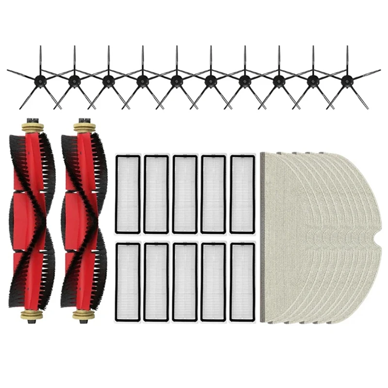 For Xiaomi Roborock S5 Max S6 S6 Maxv Vacuum Cleaner Replacement Kit Roller Brush HEPA Filter Mop Cloth Accessories
For Xiaomi Roborock S5 Max S6 S6 Maxv Vacuum Cleaner Replacement Kit Roller Brush HEPA Filter Mop Cloth Accessories