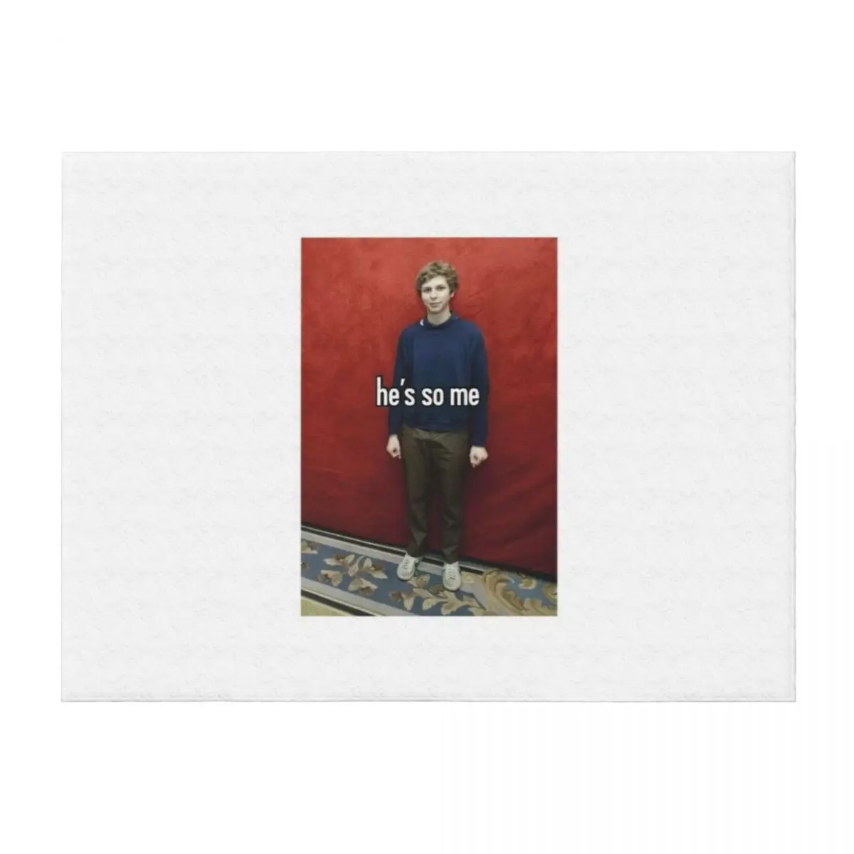 Michael Cera he's so me Throw Blanket Soft Beds Shaggy For Decorative Sofa Plush Blankets
Michael Cera he's so me Throw Blanket Soft Beds Shaggy For Decorative Sofa Plush Blankets